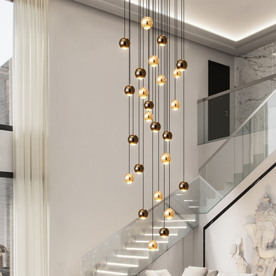 Multi Pendant Modern Foyer Chandelier - cyranlamps