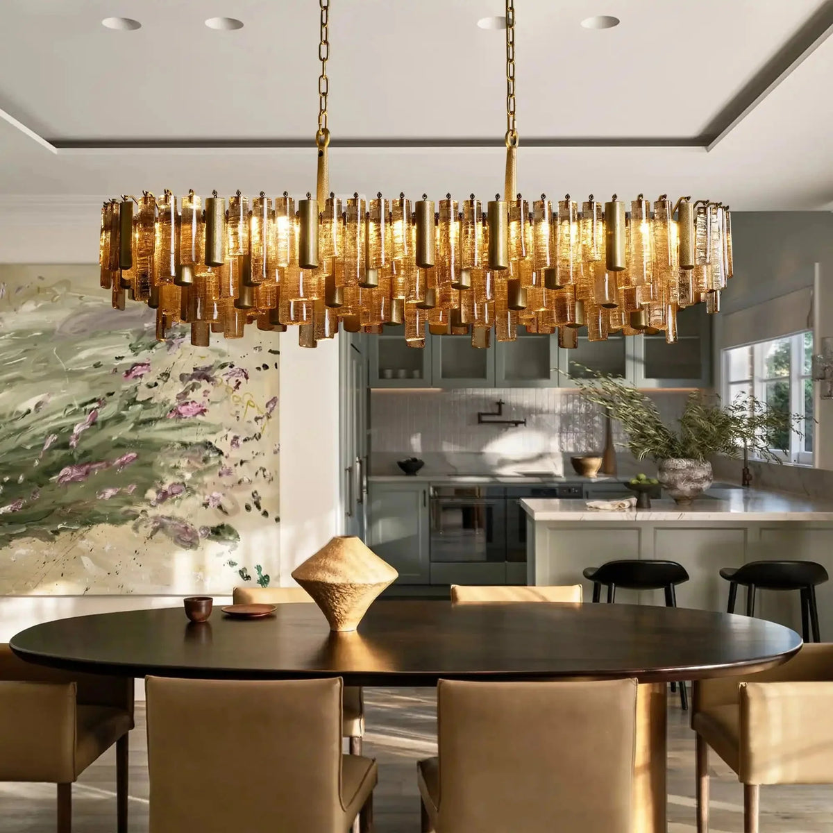 Neve Linear Chandelier - cyranlamps