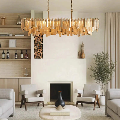 Neve Linear Chandelier - cyranlamps
