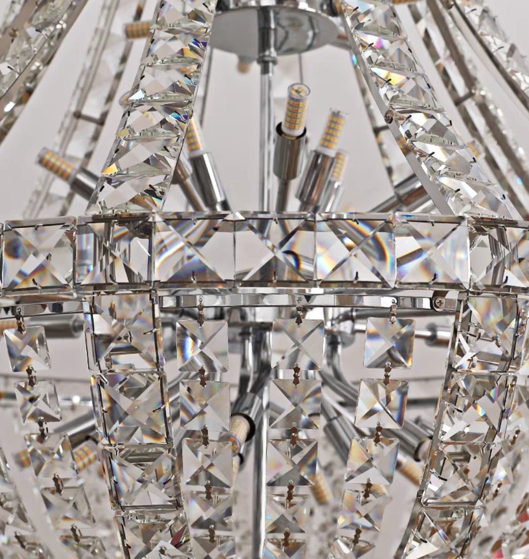 New Extra Large Luxury and Elegant Crystal Chandelier for Living Room/Staircase/Foyer/Villa/Duplex Hall - cyranlamps