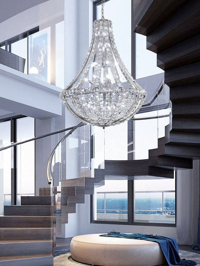 New Extra Large Luxury and Elegant Crystal Chandelier for Living Room/Staircase/Foyer/Villa/Duplex Hall - cyranlamps