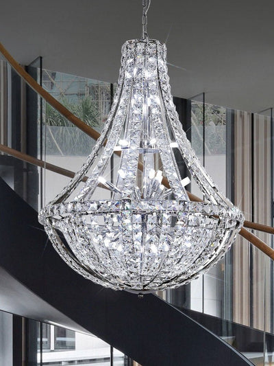 New Extra Large Luxury and Elegant Crystal Chandelier for Living Room/Staircase/Foyer/Villa/Duplex Hall - cyranlamps