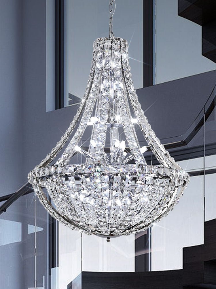 New Extra Large Luxury and Elegant Crystal Chandelier for Living Room/Staircase/Foyer/Villa/Duplex Hall - cyranlamps