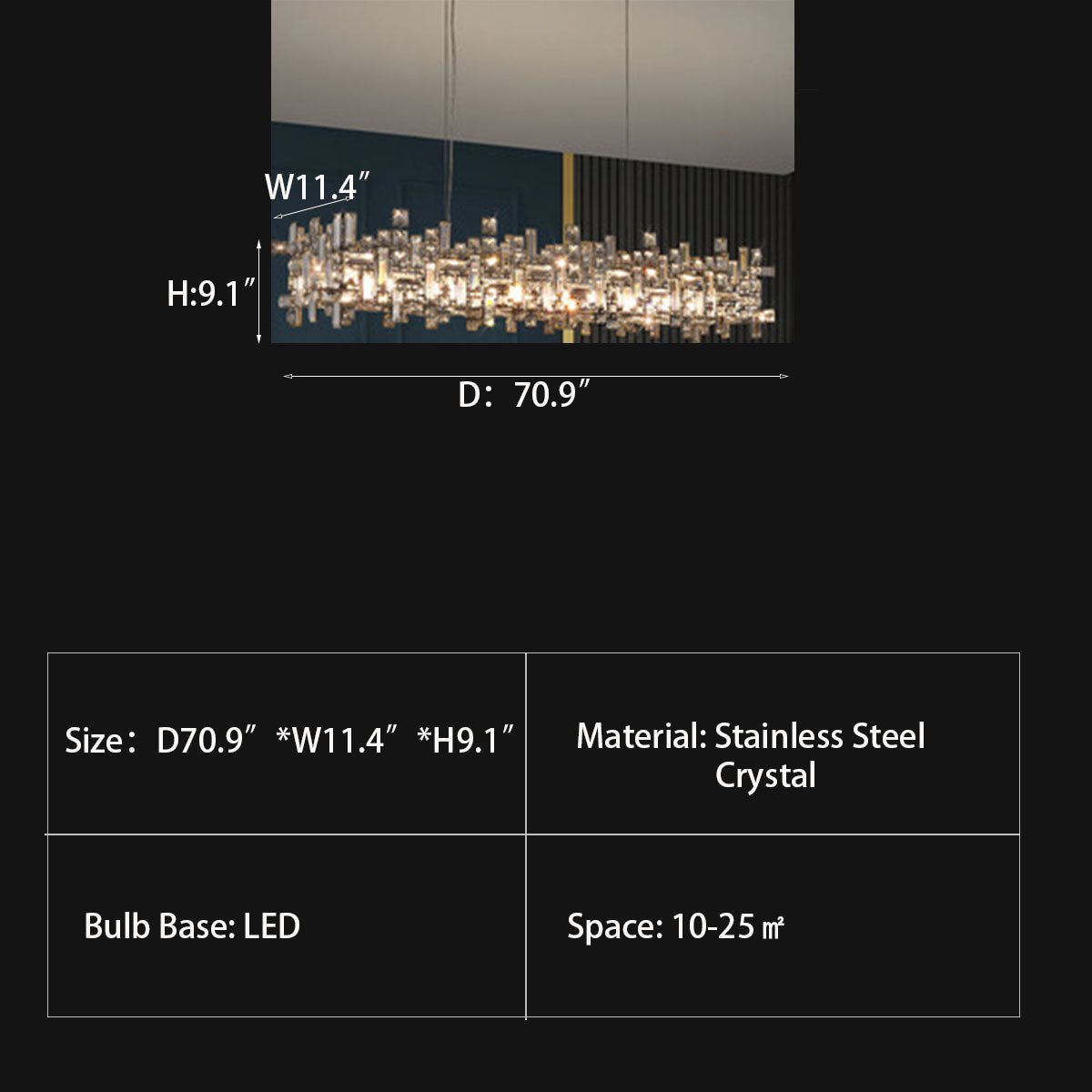New Italian Style Light Luxury Villa Duplex Designer Luxury Crystal Chandelier for Dining/Living Room/Bedroom - cyranlamps