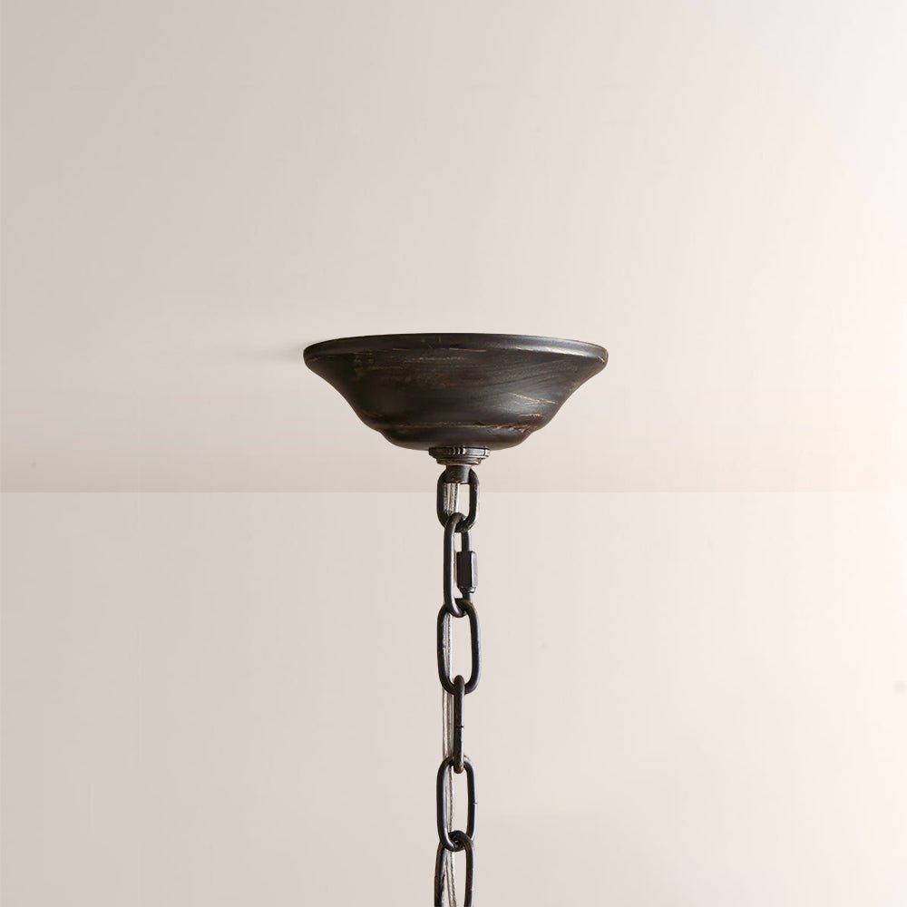 Nora Gilded Floral Crystal Round Chandelier - Cyran Lamps