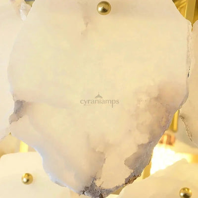 Norham Marble Chandelier - cyranlighting