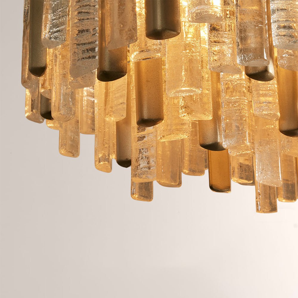 Nova Crystal Prism Linear Chandelier - Cyran Lamps