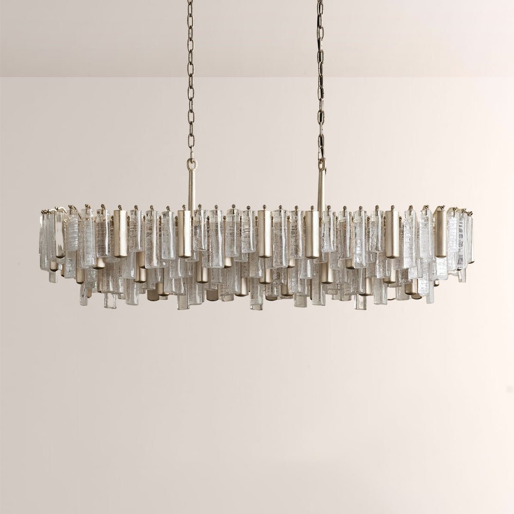 Nova Crystal Prism Linear Chandelier - Cyran Lamps