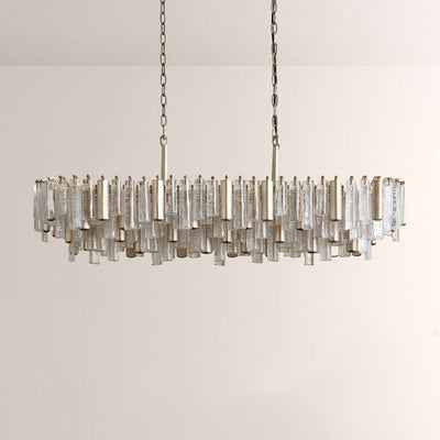 Nova Crystal Prism Linear Chandelier - Cyran Lamps