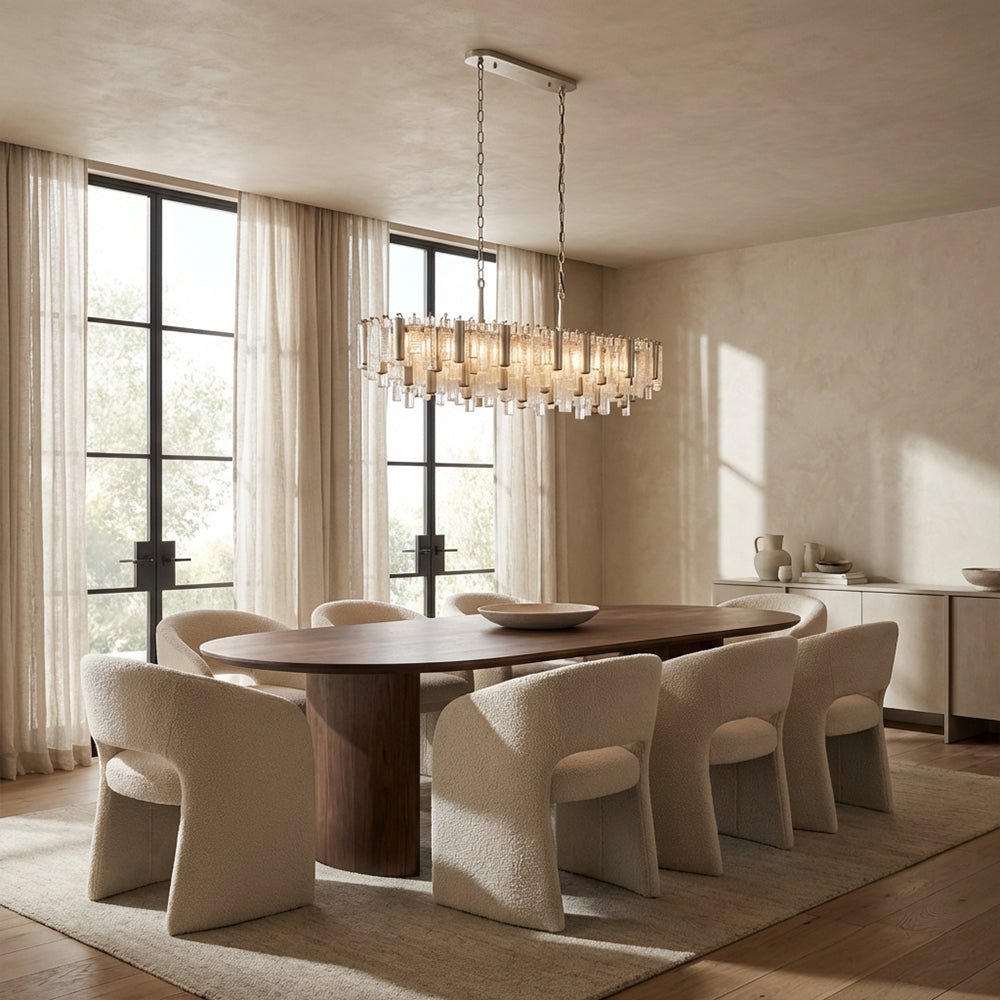 Nova Crystal Prism Linear Chandelier - Cyran Lamps