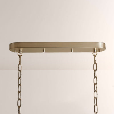 Nova Crystal Prism Linear Chandelier - Cyran Lamps