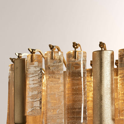 Nova Crystal Prism Linear Chandelier - Cyran Lamps