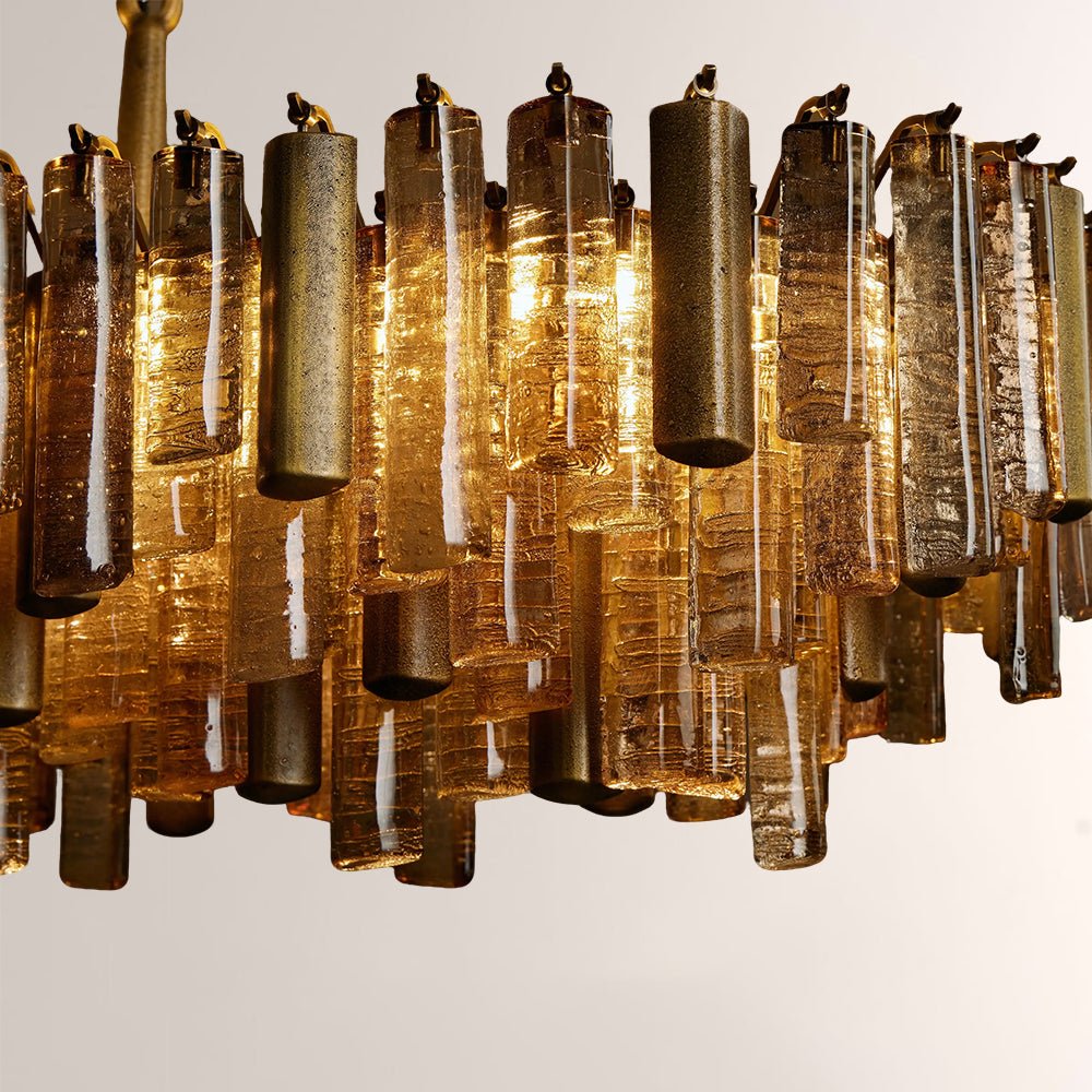 Nova Crystal Prism Linear Chandelier - Cyran Lamps