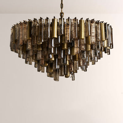 Nova Crystal Prism Round Chandelier - Cyran Lamps