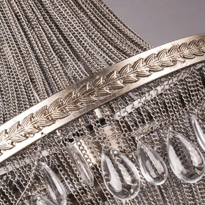 Oversize Modern Metal Art Luxury Crystal Chandelier for Duplex Hall/Staircase/Villa/Foyer - cyranlamps