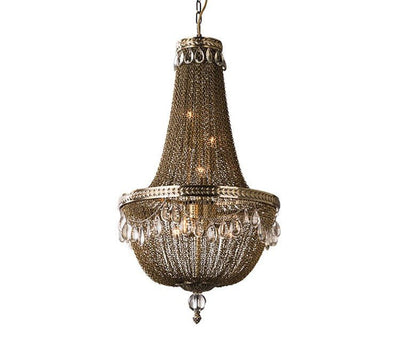 Oversize Modern Metal Art Luxury Crystal Chandelier for Duplex Hall/Staircase/Villa/Foyer - cyranlamps