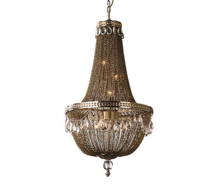Oversize Modern Metal Art Luxury Crystal Chandelier for Duplex Hall/Staircase/Villa/Foyer - cyranlamps
