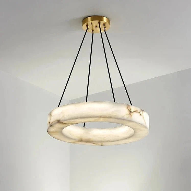 Palmer Marble Chandelier - cyranlamps