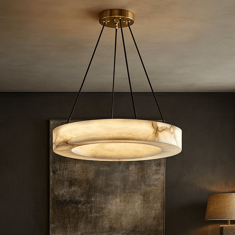 Palmer Marble Chandelier - cyranlamps