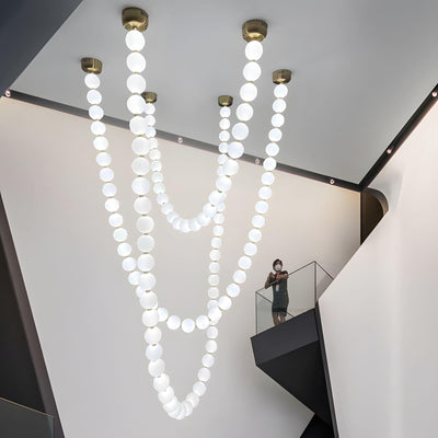 Perlina Necklace Combination Chandelier - cyranlamps