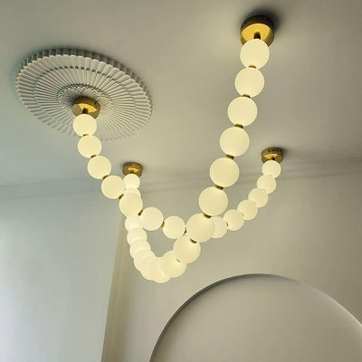 Perlina Necklace Combination Chandelier - cyranlamps
