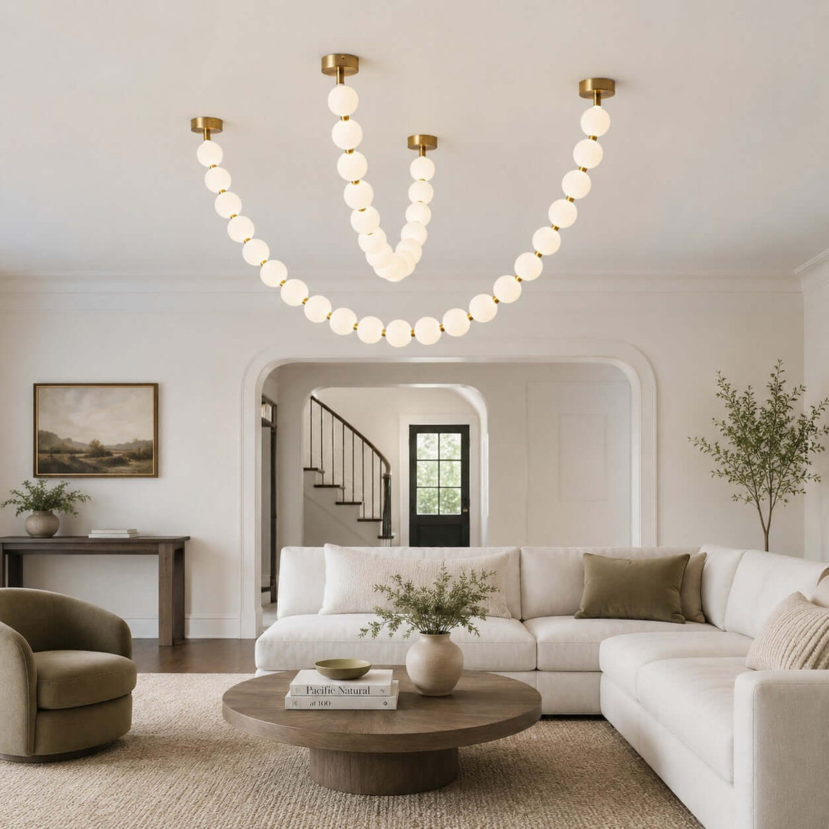 Perlina Necklace Combination Chandelier - cyranlamps
