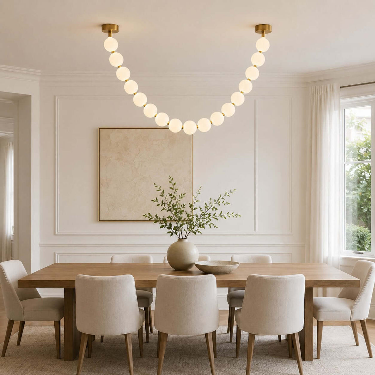 Perlina Necklace Combination Chandelier - cyranlamps