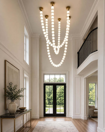 Perlina Necklace Combination Chandelier - cyranlamps