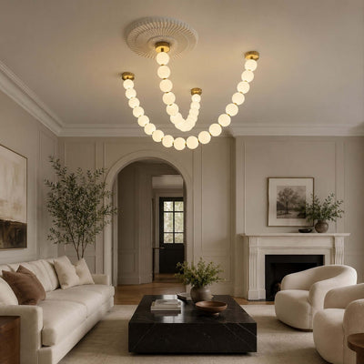 Perlina Necklace Combination Chandelier - cyranlamps