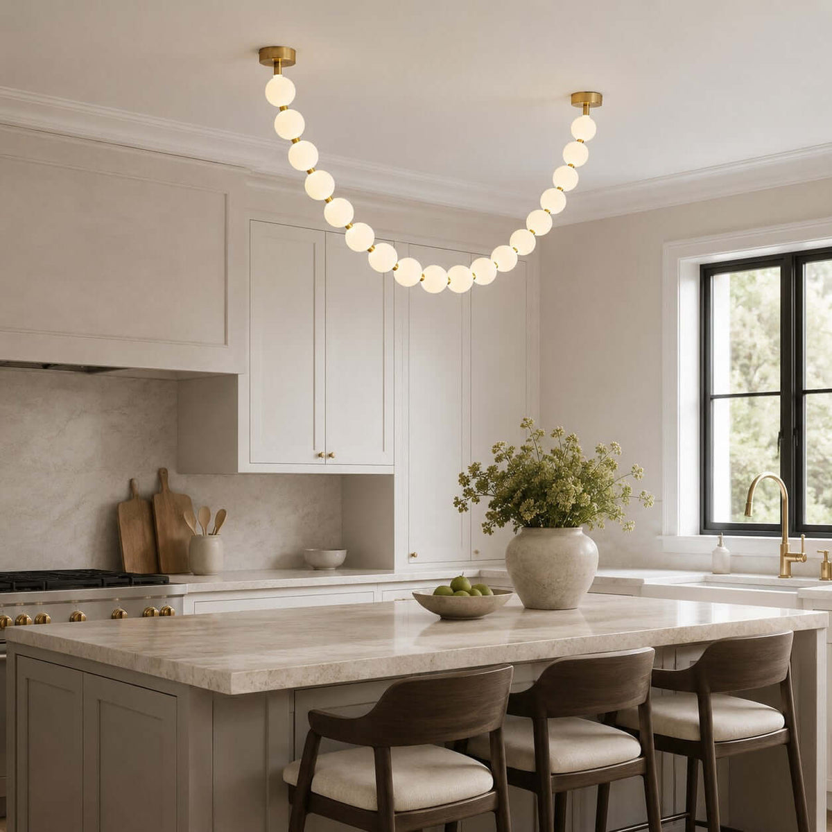 Perlina Necklace Combination Chandelier - cyranlamps