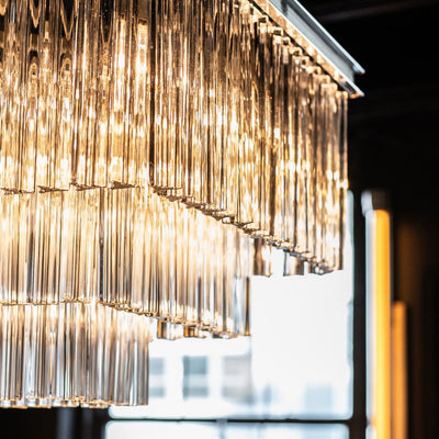 Phoebe Square Chandelier - Cyran Lamps