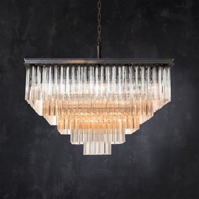 Phoebe Square Chandelier - Cyran Lamps