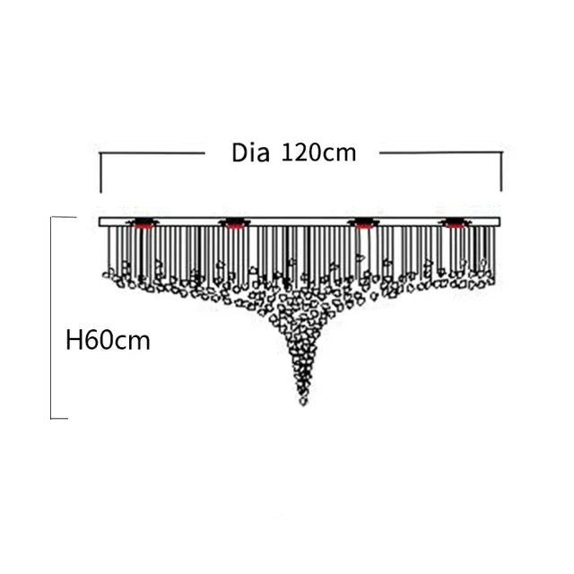 Piovere Multi Pendant Chandelier - cyranlamps