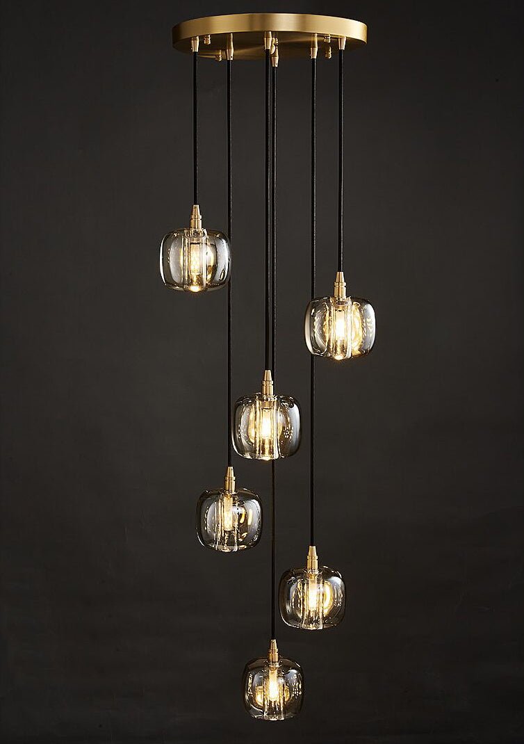 Post - modern Extra - long Pendant Light Fixtures for Staircase/High - ceiling Space/Foyer - cyranlamps