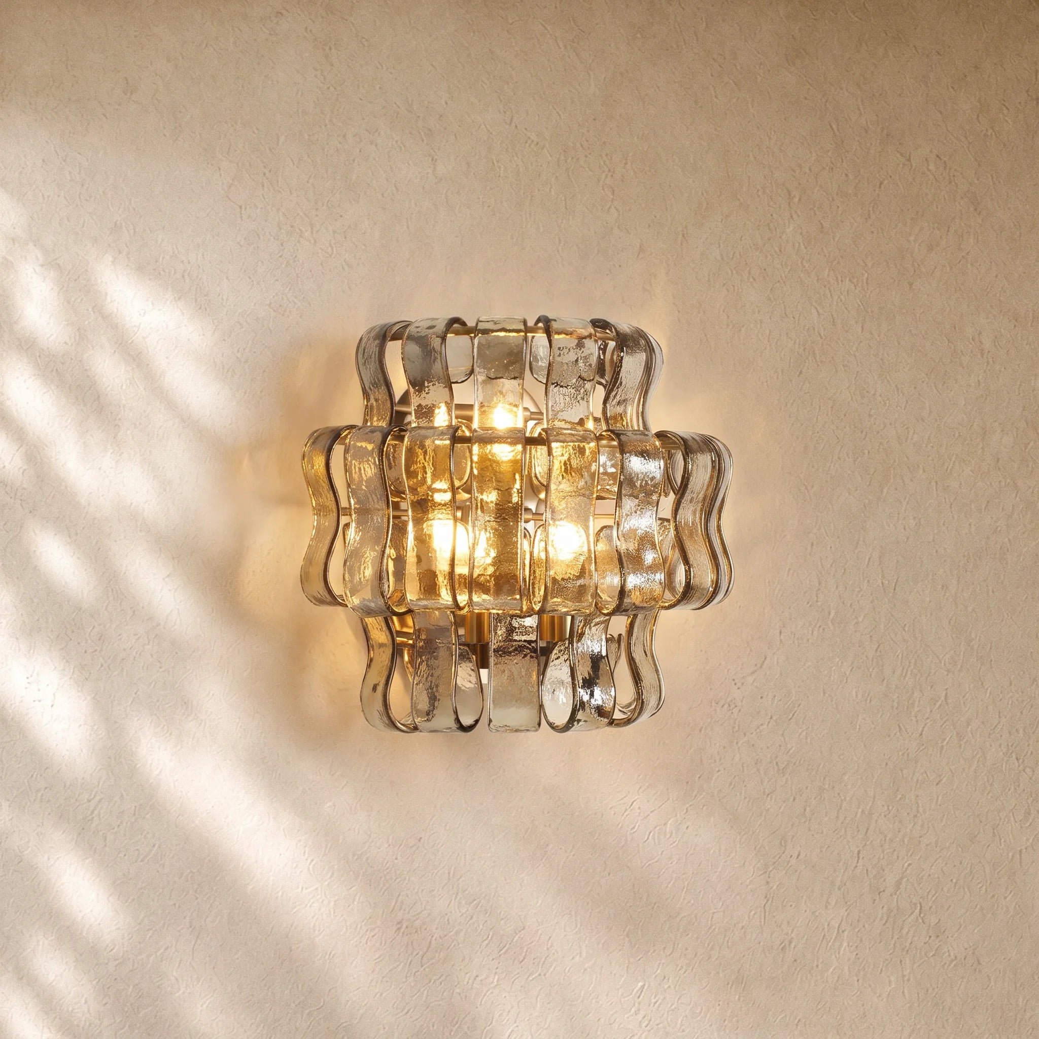 Ghiacci Glass Wall Sconce