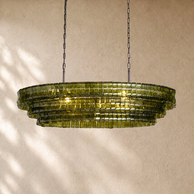 Ghiacci Oval Chandelier
