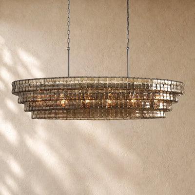 Ghiacci Oval Chandelier