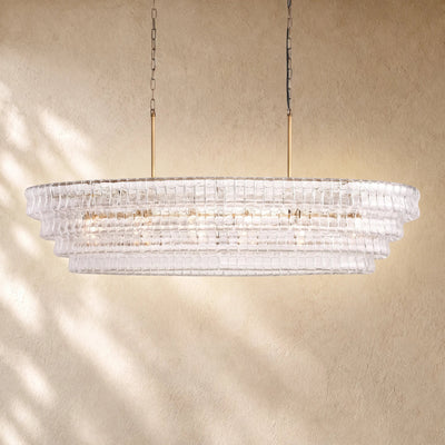 Ghiacci Oval Chandelier