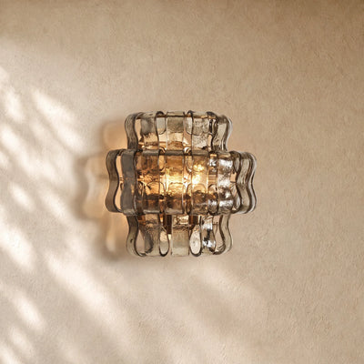 Ghiacci Glass Wall Sconce