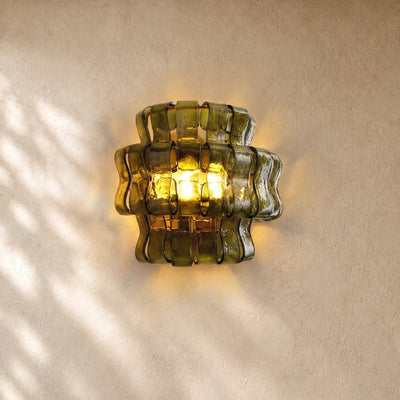Ghiacci Glass Wall Sconce