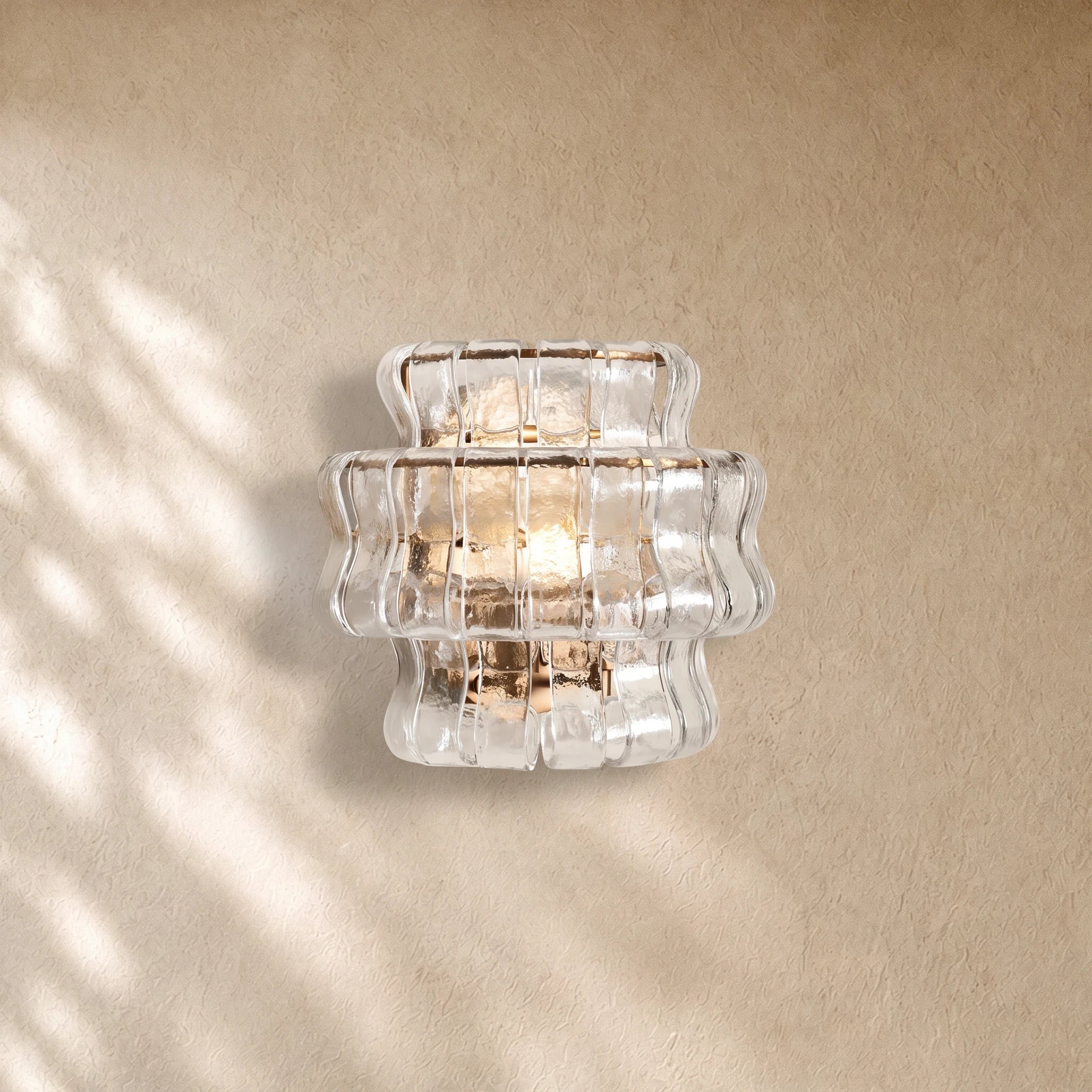 Ghiacci Glass Wall Sconce