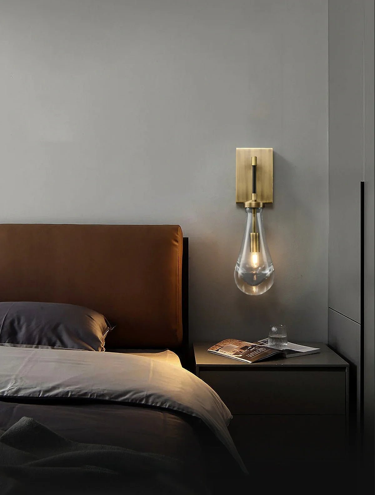 Raindrop Crystal Wall Sconce - cyranlighting