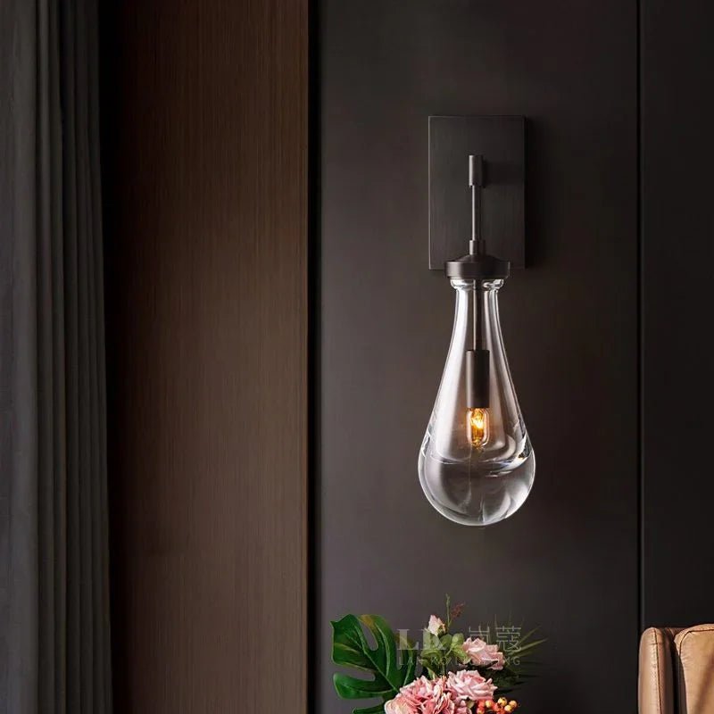 Raindrop Crystal Wall Sconce - cyranlighting