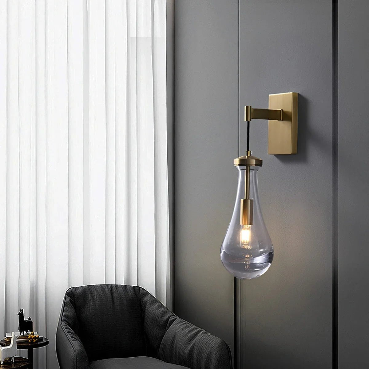 Raindrop Crystal Wall Sconce - cyranlighting