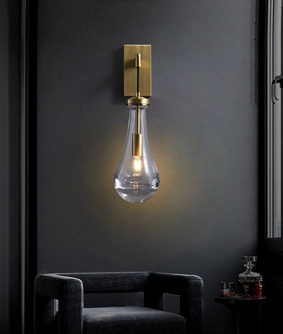 Raindrop Crystal Wall Sconce - cyranlighting