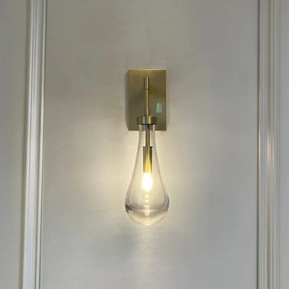 Raindrop Crystal Wall Sconce - cyranlighting