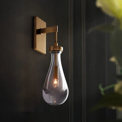 Raindrop Crystal Wall Sconce - cyranlighting