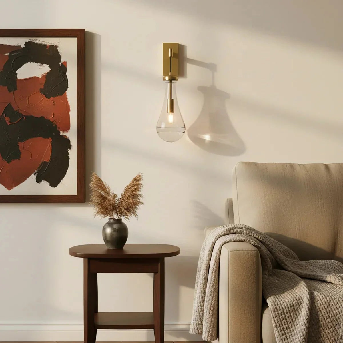 Raindrop Crystal Wall Sconce - cyranlighting