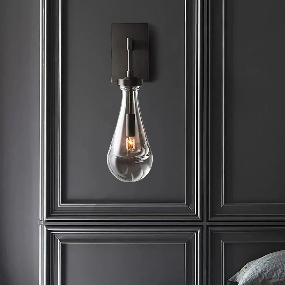 Raindrop Crystal Wall Sconce - cyranlighting