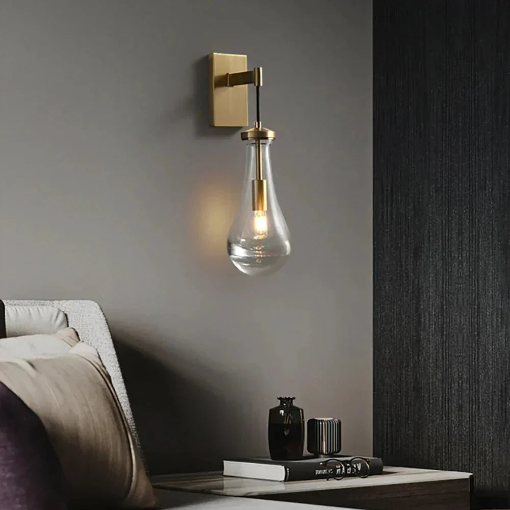 Raindrop Crystal Wall Sconce - cyranlighting